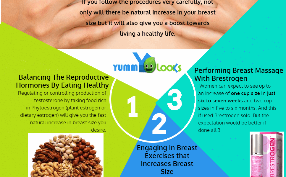 3 ways to increase breast size fast at home in 30 days